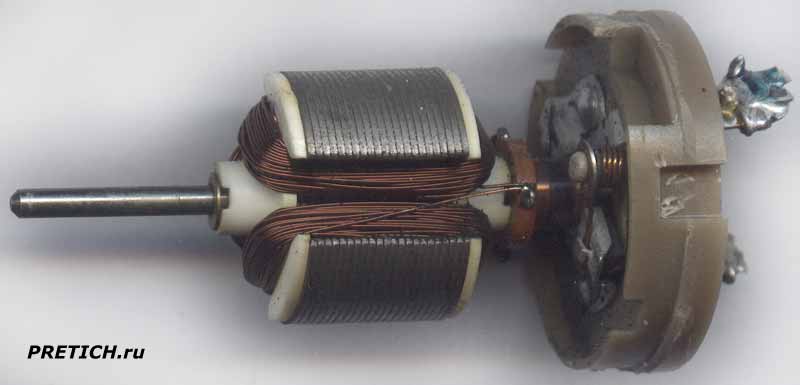 ДИМ2М-2 коллекторный электродвигатель, СССР