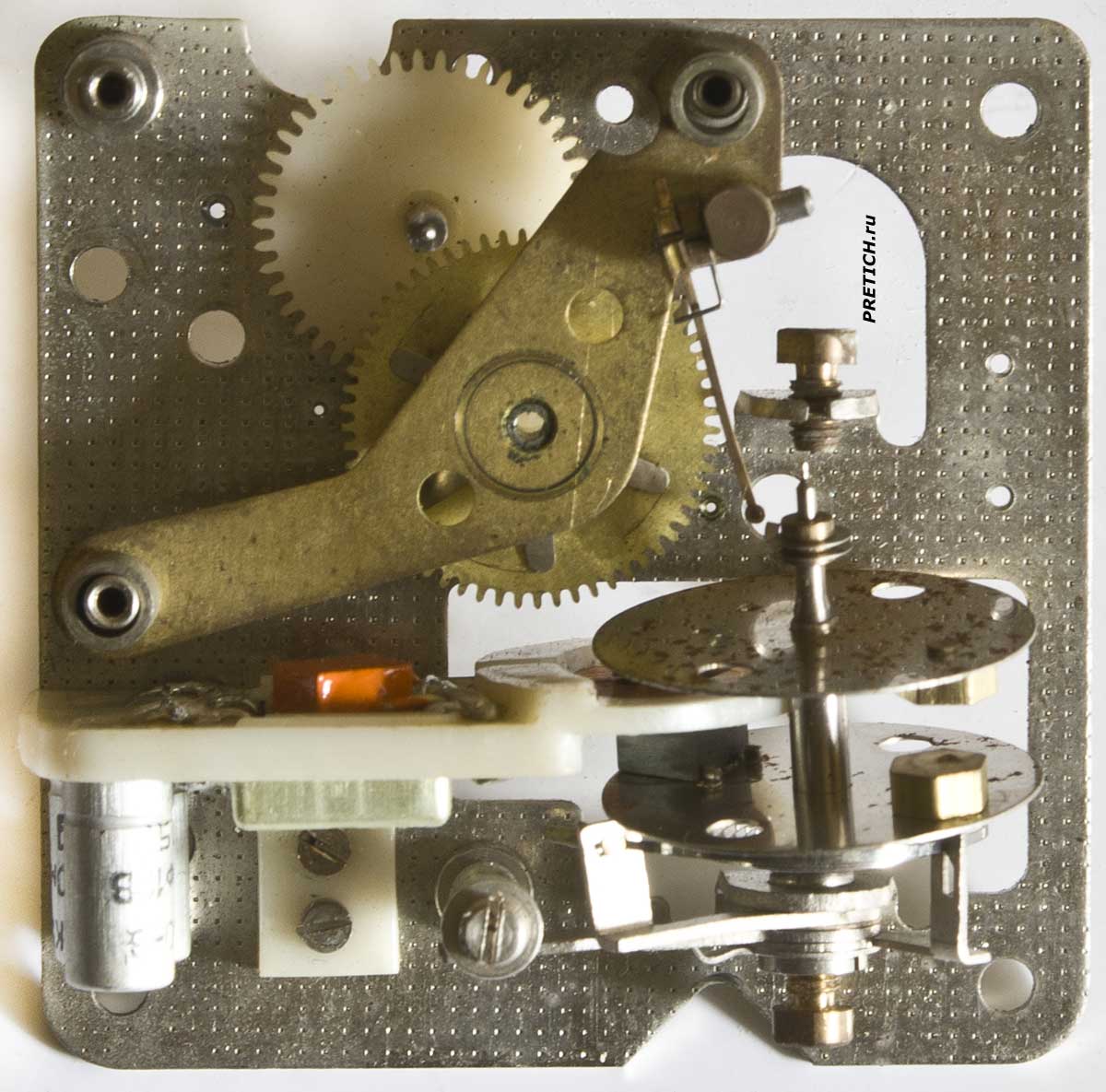 Разборка механизма Янтарь 65181, часы СССР