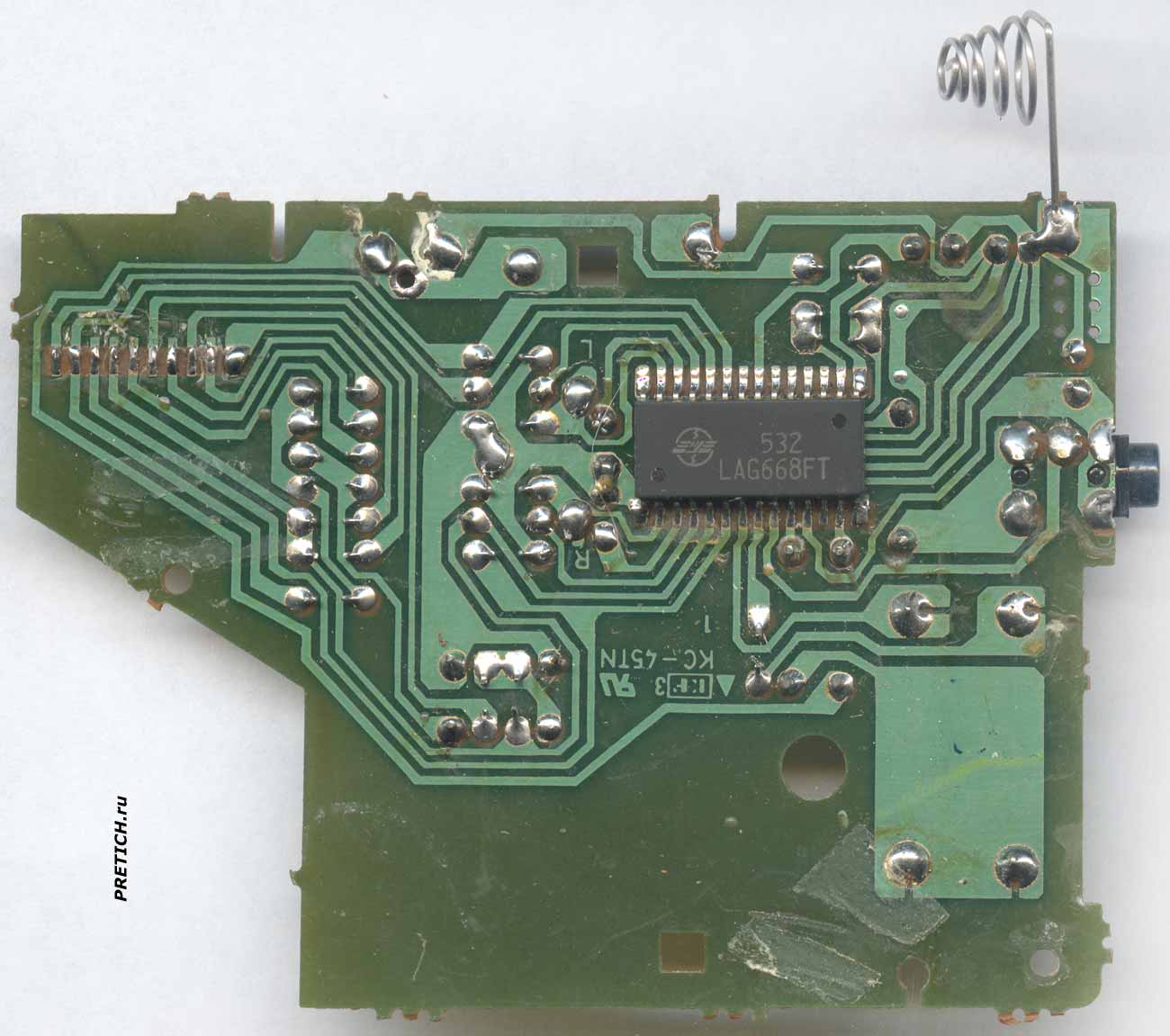 LAG668FT микросхема в плеере NINA W-13EQ