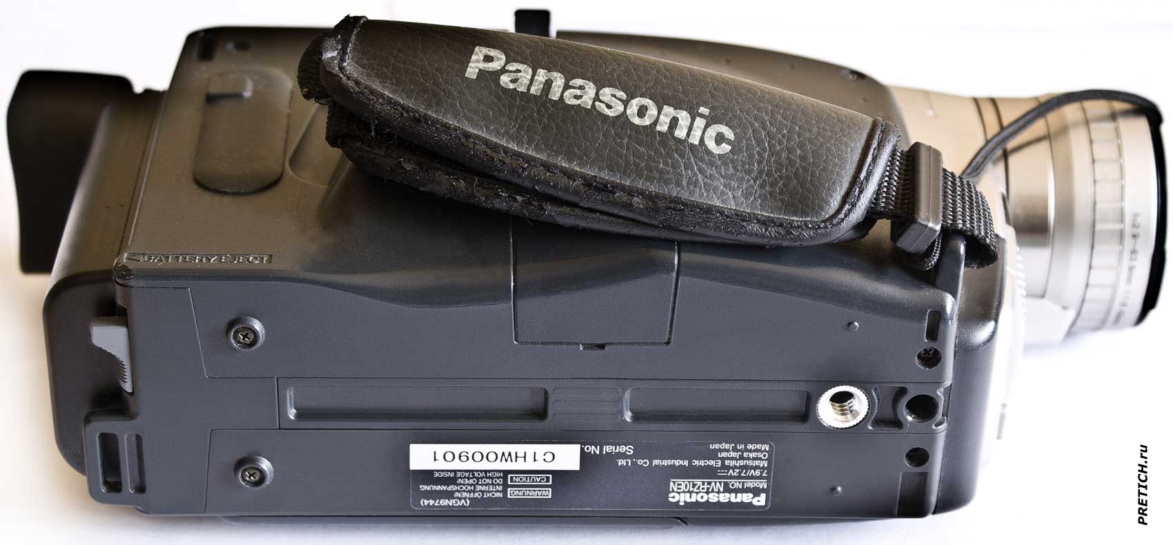 Panasonic NV-RZ10 описание старой видеокамеры VHS-C