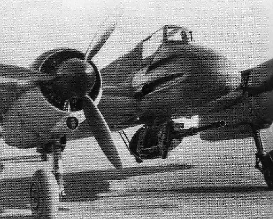 Пушка MK 101 на самолете He-129