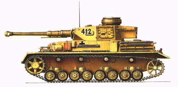 PzKpfw IV Ausf. F2 танк Вермахта