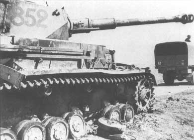 PzKpfw IV Ausf. G подбитый немецкий танк
