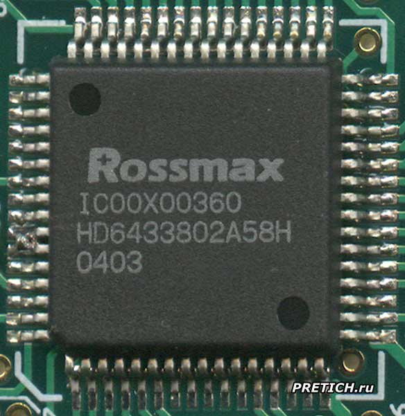 Rossmax IC00X00360 HD6433802A58H процессор в тонометре