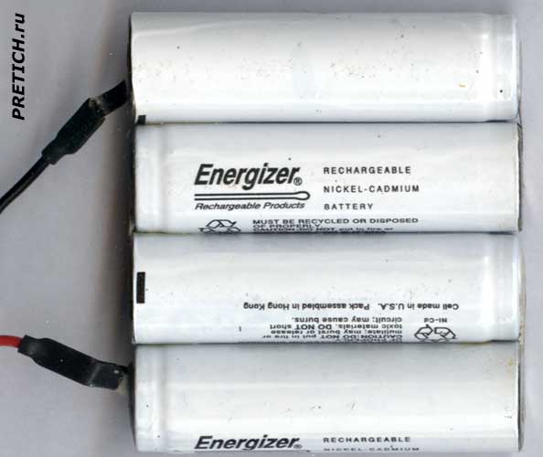 Energizer Nickel-Cadmium 800mAh аккумуляторная батарея