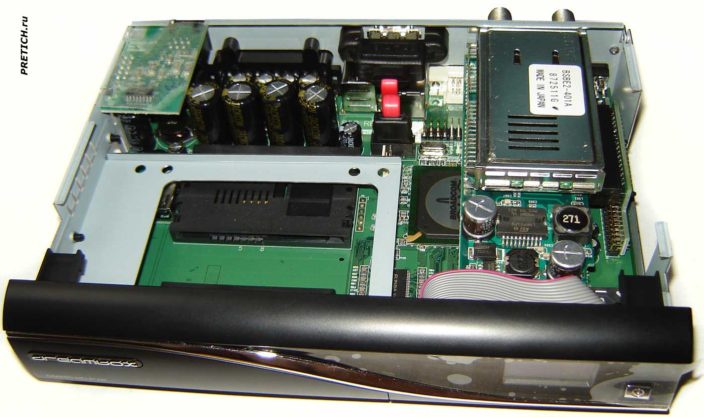 Dreambox DM 800 HD PVR описание и разборка, ремонт