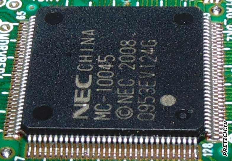 NEC MC-10045 контроллер в приводе LITE-ON iHAS124